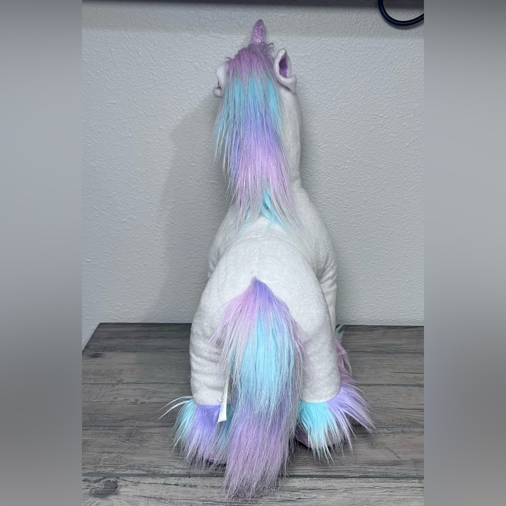 Teal Eyes Build A Bear Enchanted Unicorn Fairy Friend 2020 Butterfly Foot 16" - Picture 11 of 15